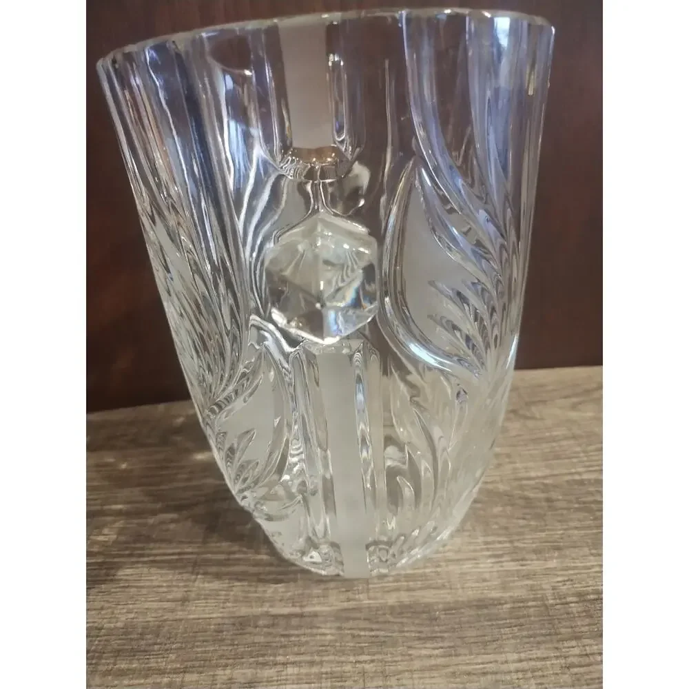 Violetta Wedding Head table 24% Lead Crystal Ice Bucket Holder wine champagne